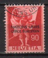 SWITZERLAND STAMPS, 1950 UN EUROPEAN OFFICE. Sc.#7O13. USED - Gebraucht