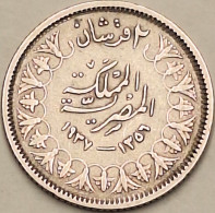 Egypt - 2 Piastres AH1356-1937, KM# 365, Silver (#3840) - Egypt