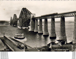 THE FORTH BRIDGE ( With Train And Curious Ship ) - Midlothian/ Edinburgh