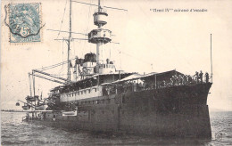 Bateaux - Guerre - Marine Militaire - Henri IV - Cuirassé D'escadre - Militaria - Carte Postale Ancienne - Warships