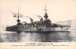 Bateaux - Guerre - Marine Militaire - Le Suffren - Cuirassé Lancé En 1899 - Militaria - Carte Postale Ancienne - Krieg