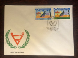 PAKISTAN FDC COVER 1981 YEAR DISABLED PEOPLE HEALTH MEDICINE STAMPS - Pakistan