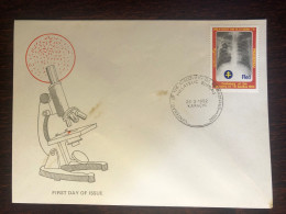 PAKISTAN FDC COVER 1982 YEAR TUBERCULOSIS TBC HEALTH MEDICINE STAMPS - Pakistan