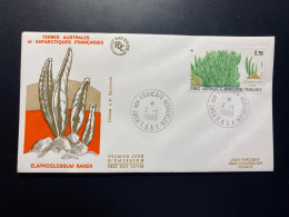 Enveloppe 1er Jour "Flore - Elaphoglossum Randii" - 01/01/1988 - 131 - TAAF - Iles Kerguelen - FDC