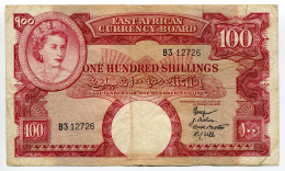 East Africa 100 Shillings ND 1958-60 QEII P-40 Very Fine *SCARCE* - Other - Africa