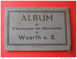 @ CARNET 10 C.P.A. Se Tenant ALBUM DES CHAMPS DE BATAILLE DE Woerth S.S.  A.LEWY,Woerth @ - Wörth