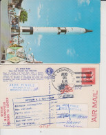 USA Space Card To Stamps (A-2300(special-1)) - Covers & Documents