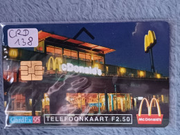 NETHERLANDS - CRD138 - CardEx 1995 McDonald's - 1.500EX. - Privadas