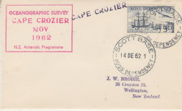 Ross Dependency 1962 Cape Crozier Ca Scott Base 14 DEC 1962 (SR183) - Spedizioni Antartiche