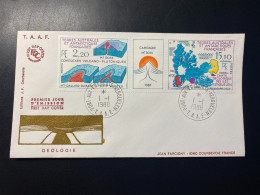 Enveloppe 1er Jour "Géologie En Antarctique" - 01/01/1988 - 139A - TAAF - Iles Kerguelen - FDC