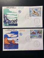 Enveloppes 1er Jour "Ile Des Pingouins" - 01/01/1988 - PA100/101 - TAAF - Crozet - FDC