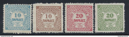 1898-99 Grecia, Iraklion Candia N. 2/5 - Cifra - MNH** - Sonstige & Ohne Zuordnung