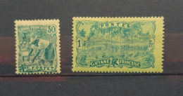 03 - 24 - Guyane N° 106 Et 107 * - MH - Neufs