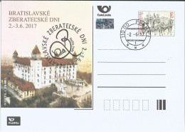 CDV A 220 Czech Republic - Bratislava Stamp Fair 2017 Castle - Postkaarten