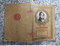 Ba Quaderno Giacomo Meyerbeer Musicista Tedesco - Collections