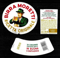 ITALIA ITALY - 2024 Etichetta Birra Beer Bière MORETTI Ricetta Originale - Cerveza