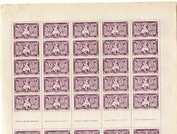 INDOCHINE N°168 ** APSARA EN FEUILLE DE 50 (image Réduite En Raison Du Scanner Et Du Fichier Trop Volumineux) - Unused Stamps