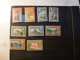 Lot De Timbres Ceylan 1903 1912 1928 1950 - Ceylon (...-1947)