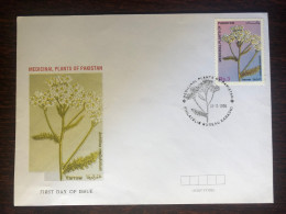 PAKISTAN FDC COVER 1996 YEAR MEDICINAL PLANTS HEALTH MEDICINE STAMPS - Pakistan