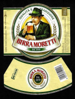 ITALIA ITALY - 2004 Etichetta Birra Beer Bière MORETTI Qualità E Tradizione - Cerveza