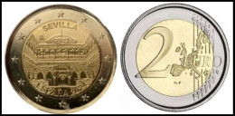 ESPAGNE SPAIN SPANIEN ESPAÑA 2024 REAL ALCÁZAR DE SEVILLA COIN MONEDA 2 EUROS UNC - Other & Unclassified