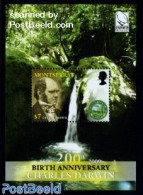 Montserrat 2009 Darwin 200th Birth Anniversary S/s, Mint NH, History - Nature - Explorers - Water, Dams & Falls - Explorers