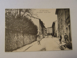 RHONE-COURS-242-RUE GAMBETTA-UN JOUR D'HIVER-ANIMEE - Cours-la-Ville