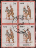 1973 Peru ° Mi:PE 922, Sn:PE 606, Yt:PE 592, Sg:PE 1202, Bus:PE 650,Man And Woman In Typical Suits, Pancho Fierro, - Pérou