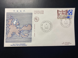 Enveloppe 1er Jour "Henri Et René Bossière - Hommage Aux Pionniers" - 01/01/1989 - 147 - TAAF - Iles Kerguelen - FDC