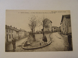 RHONE-COURS-61-LA PLACE SAINT ANTOINE RUE NEUVE ET RUE DE THEL-ANIMEE - Cours-la-Ville