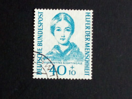 DEUTSCHLAND MI-NR. 225 GESTEMPELT(USED) WOHLFAHRT 1955 FLORENCE NIGHTINGALE - Usados
