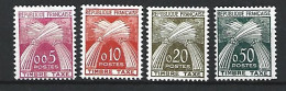 Timbre De France Taxe  En Neuf ** N 90/91/92*/93  Manque Le N 94 - 1960-.... Nuevos