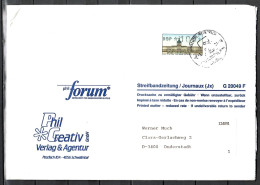 ATM MiNr. 1 (1,05 DM), Auf Streifbandzeitung Von Schwalmtal Nach Duderstadt; C-178 - Automatenmarken [ATM]