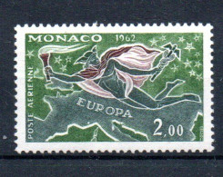 MONACO -- MONTE CARLO -- Poste Aérienne -- EUROPA 1962 -- 2 Francs - Airmail