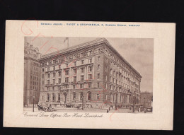 Liverpool - Cunard Line Offices - Pier Head - Raydt & Bruynseels, Antwerp - Postkaart - Liverpool