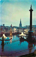 Royaume Uni - London - Trafalgar Square By Night - CPM - UK - Voir Scans Recto-Verso - Trafalgar Square