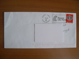 Enveloppe Avec Flamme  MONACO - Postmarks