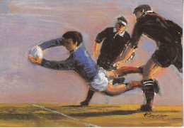 Rugby - Phase De Jeu Illustration De Patrice SEPULCHRE - Rugby