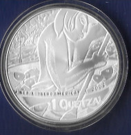 GUATEMALA AÑO 2002 1 QUETZAL PLATA " V SERIE IBEROAMERICANA" PESO 27,1 GR - Guatemala