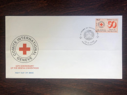 PAKISTAN FDC COVER 1999 YEAR RED CROSS HEALTH MEDICINE STAMPS - Pakistan