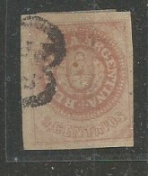 Escudito 5c Rosa Apagado - Used Stamps