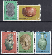 LUXEMBURG  841-845, Postfrisch **, Archäologische Funde, 1972 - Unused Stamps