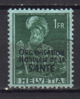 SWITZERLAND STAMPS, 1948-1950 THE WORLD HEALTH ORG. Sc.#5O19. USED - Oblitérés
