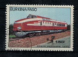 Burkina-Faso - PA - "Locomotives Et Trains : Modèle 60936" - Oblitéré N° 295 De 1985 - Burkina Faso (1984-...)