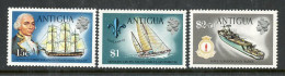 Antigua MH 1972-74 Ships - Antigua Und Barbuda (1981-...)