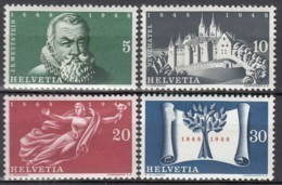 SCHWEIZ 496-499, Postfrisch **, 100 Jahre Bundesstaat 1948 - Unused Stamps