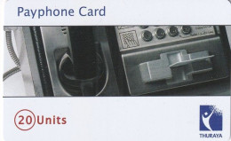 U.A.E. - Thuraya Cardphone, Thuraya Telecom(Mobile Satellite Communications) Telecard 20 Units, Sample - United Arab Emirates