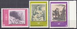 BULGARIEN  2411, 2413, 2416, Postfrisch **, Gemälde, 1975 - Unused Stamps