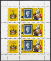 UNGARN  3429 A, Kleinbogen, Postfrisch **, Internationale Briefmarkenausstellung LONDON 1980 - Blocchi & Foglietti