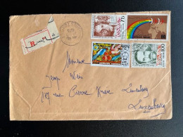 TUNISIA TUNISIENNE 1975 LETTER GABES TO LUXEMBURG 29-08-1975 TUNESIE LETTRE RECOMMANDEE - Tunisia (1956-...)